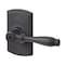 Delaney Hardware Italian Collection Sorado Black Bed/Bath Door Handle 362104 - alternate 4